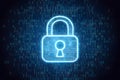 Digital intrigue anonymous hacker concept of binary manipulation