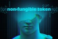 Digital key NFT its non-fungible token based on cryptocurrency