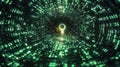 Digital Keyhole Tunnel Royalty Free Stock Photo