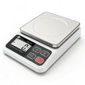 3D Kitchen scale machine device icon Royalty Free Stock Photo