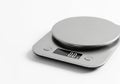 Digital kitchen scale with a sleek, Royalty Free Stock Photo