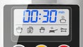 Digital kitchen timer display showing countdown Royalty Free Stock Photo