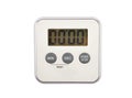 Digital kitchen timer on white background Royalty Free Stock Photo