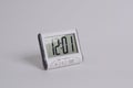 Digital kitchen timer on white background Royalty Free Stock Photo