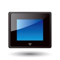 Digital LCD Frame -EPS Vector- Royalty Free Stock Photo