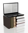 Digital library Royalty Free Stock Photo