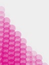 Digital magenta column circles Royalty Free Stock Photo