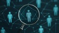 Digital Magnifying Glass Focusing on a Single Person within a Network of Individuals