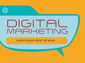Digital marketing and advertising Royalty Free Stock Photo