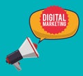 Digital marketing and advertising Royalty Free Stock Photo