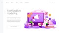 Digital marketing strategy landing page template