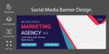 Digital Marketing Business Social media Banner Template Design.