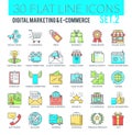 Digital Marketing and E-commerce Icons