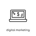 Digital marketing icon from collection.