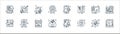 digital marketing line icons. linear set. quality vector line set such as email, eye, email, analytics, blog, marketing, marketing