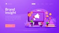 Digital marketing strategy landing page template