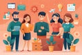 Digital and marketing strategy team, programmers and developers, software team
