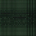 Digital Matrix Background with Green Binary Code Stream