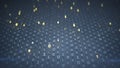 Digital matrix of binary code symbols 3D render Royalty Free Stock Photo