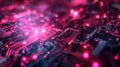 Digital Matrix: Futuristic High-Tech Background with Binary Code