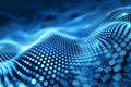 Digital Matrix Streaming Data Waves in a Technological Dreamscape