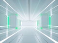 Digital media evolution conceptual design of futuristic spaces virtual environment perspective views