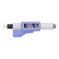 Digital micrometer caliper icon, cartoon style Royalty Free Stock Photo