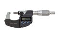 Digital micrometer  0-25mm. isolated on white background Royalty Free Stock Photo