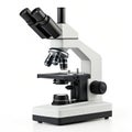 Digital microscope on white background Royalty Free Stock Photo