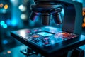 Digital Microscopy And Cellular Analysis Through Artificial Intelligence Royalty Free Stock Photo