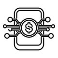 Digital money laundering scheme using mobile banking app