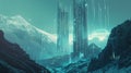 Digital Mountain Stronghold of Encrypted Data Gates