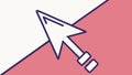 Digital Mouse Cursor, Pointer for User Interface, vector design Generative AI Royalty Free Stock Photo