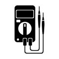 Digital multimeter icon Royalty Free Stock Photo