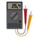 Digital multimeter icon Royalty Free Stock Photo
