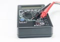 Digital multimeter and probes macro Royalty Free Stock Photo