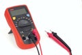 Digital multimeter with test leads