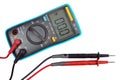 Digital multimeter on a white background Royalty Free Stock Photo