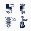 Digital music logo