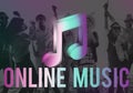 Digital Music Streaming Online Entertainment Media Concept