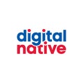 Digital Native text design vector