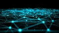 Digital Network Abstract Connection Structure Background Royalty Free Stock Photo