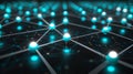 Digital Network Node Connections, Artificial Intelligence System, Abstract Data Structure Background Royalty Free Stock Photo