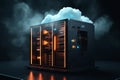 Digital networking business cyber security connect cloud global storage data technology concept Royalty Free Stock Photo