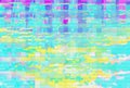 Digital noise background glitch screen, pixel distortion