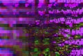 Digital noise background glitch screen, technology pink