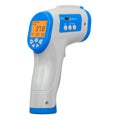 Digital Non-Contact Forehead Thermometer Laser, 3D rendering Royalty Free Stock Photo