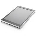 Digital notepad with e ink display on white background Royalty Free Stock Photo