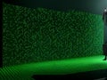 Digital Numeric Matrix with Cascading Numbers for Futuristic Website Background