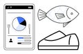 Digital Nutrition Tracking with Mobile App, Seafood Diet, and Fitness Integration